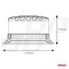 LED výstražný maják W28B 12V 24V AMIO-04109