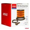 LED výstražný maják W30M 12V 24V, AMiO 04111