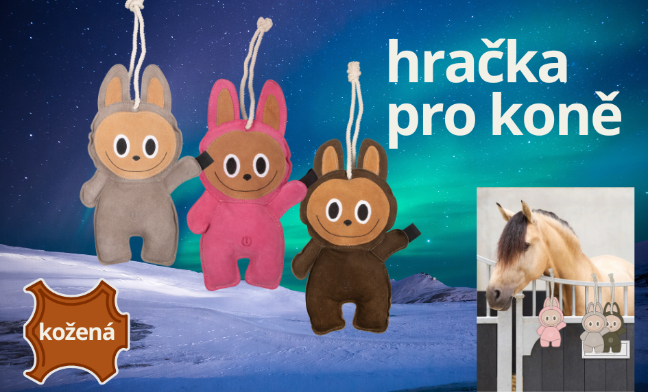 Hračka pro koně do stáje