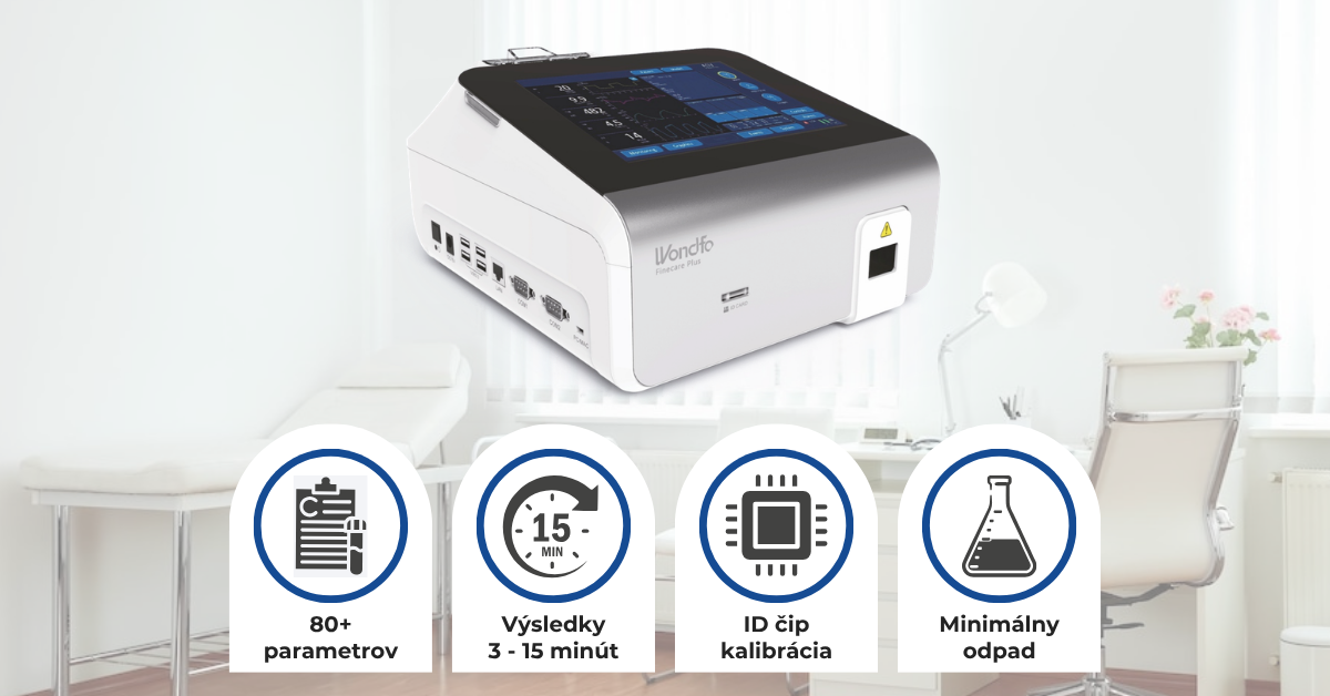 Finecare™ – moderný CRP prístroj a POCT Point of Care analyzátor pre rýchlu diagnostiku