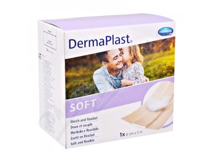 DermaPlast sensitive 1 ks (Rozmer 6 cm x 5 m)