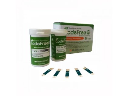 Prúžky do glukometru SD CodeFree Plus