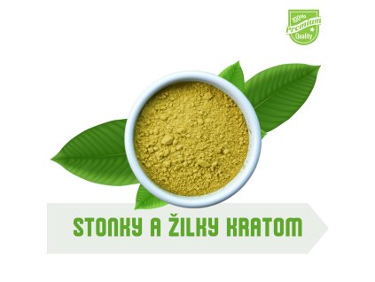 kratom stonky a žilky