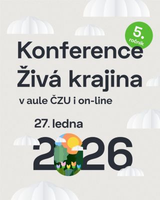 Je to tady! Spustili jsme prodej lístků na 5. ročník konference Živá krajina 2026 🎟️ Hlavním tématem, které nás bude...
