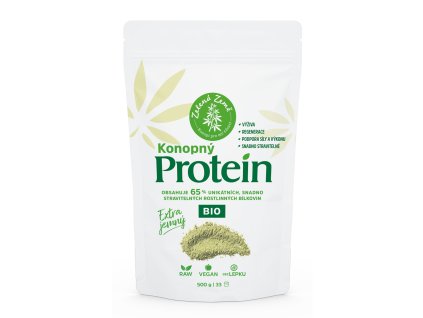 Białko konopne BIO Ekstra drobno mielone, 500 g