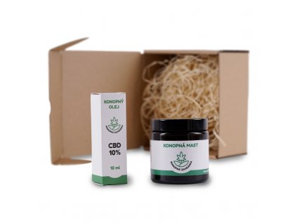 CBD olej 10% a mast side