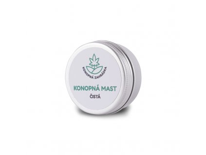 Konopná mast čistá 15ml side