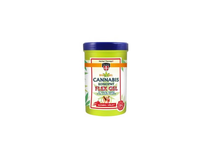 CANNABIS Massage FLEX Gel Warming 380ml P0994 ENG WEB