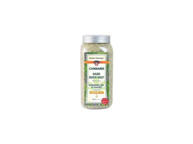 CANNABIS Bath Salt Sage 900g P1160 ENG WEB