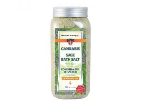 CANNABIS Bath Salt Sage 900g P1160 ENG WEB