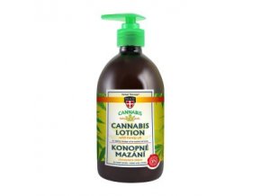 CANNABIS Massage Gel Pump 500ml P0423 ENG WEB