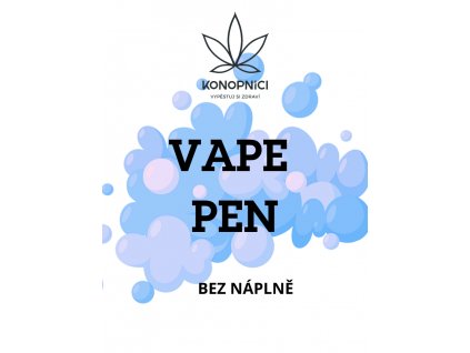 Vape pen bez náplně 60x80mm