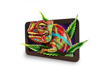 VSyndicate 3D high def wood rollin tray medium chameleon LRG 700x700