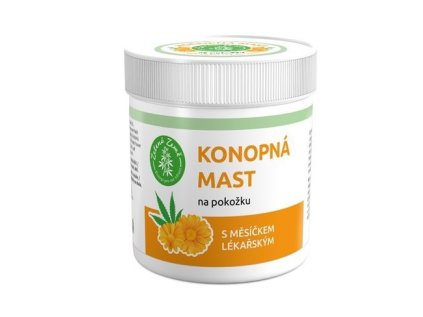 Konopná mast na kůži s měsíčkem 100 ml