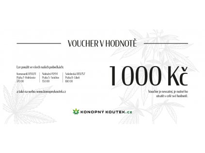 Dárkový Voucher 1000Kč