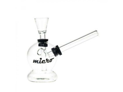 Skleněný mini bong Micro, 10 cm