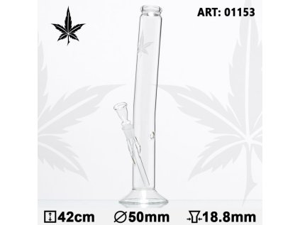 Skleněný bong Sand Leaf Hangover, 42cm, 18,8mm