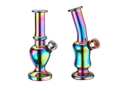 6675 champ high mini skleneny bong duhovy 12 5 cm 3 ruzne tvary