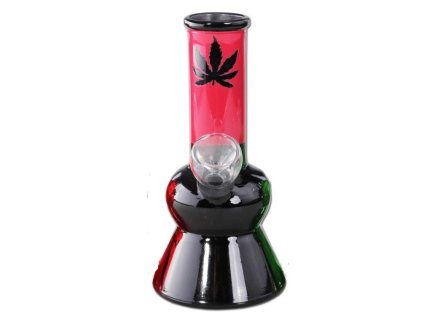Mini bong s konopným listem