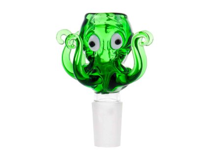 wholesale glass bowl octopus green