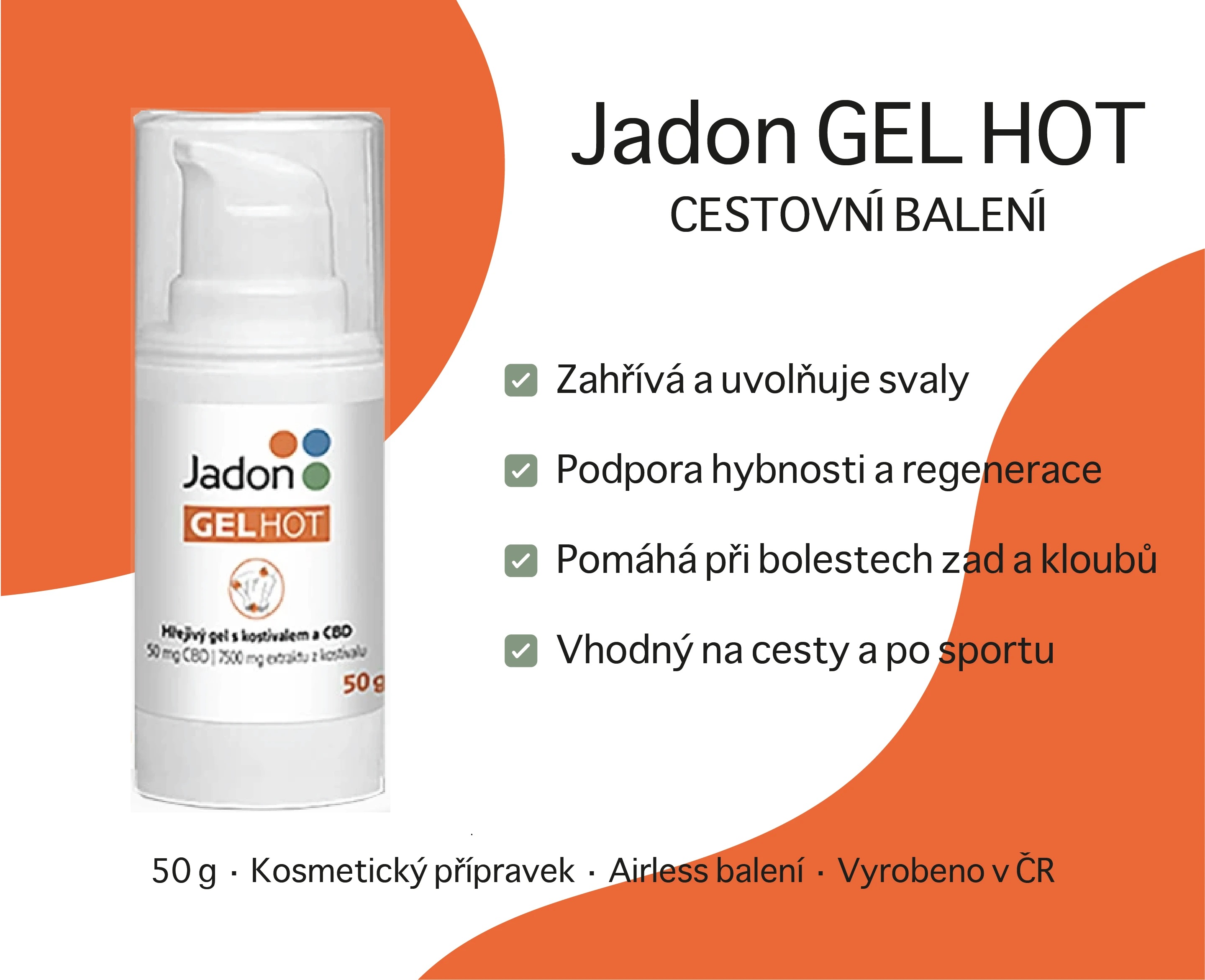 Jadon GEL HOT, 50g