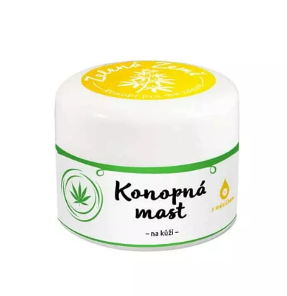 Konopná mast na kůži s měsíčkem 12 ml