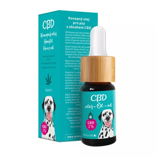 CBD olej pro psy 2%, 10 ml