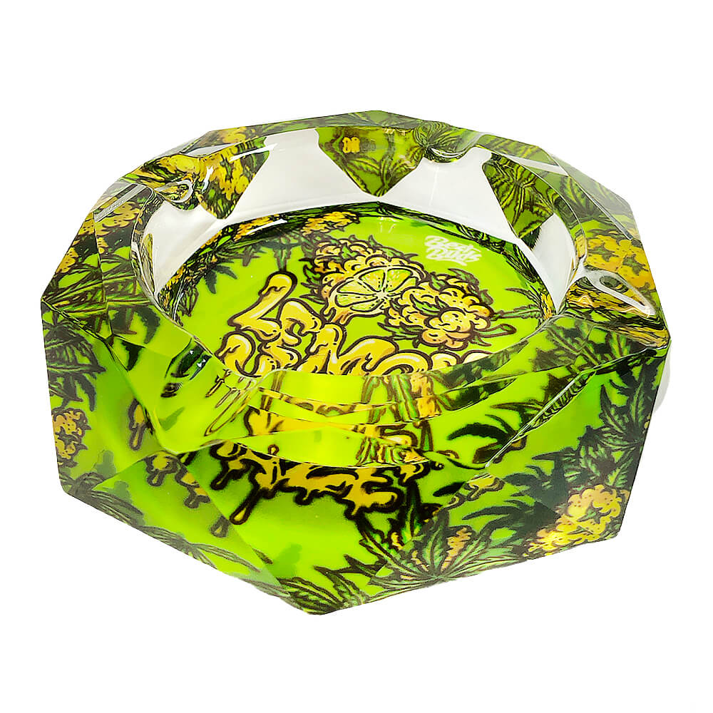 BEST BUDS Popelník LEMON HAZE z křišťálového skla