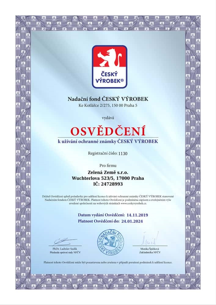 CBG konopná směs 1,8% BIO 30 g