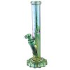 Skleněný bong BLAZE Ice Cylinder, 30 cm zelenomodrá duhová