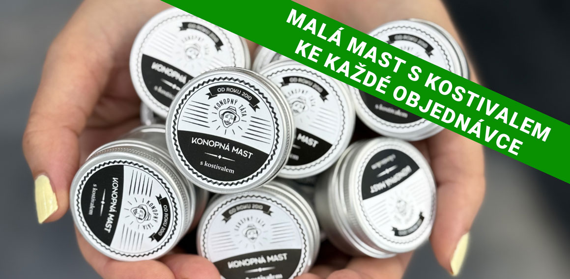 Malá mast zdarma ke každé objednváce