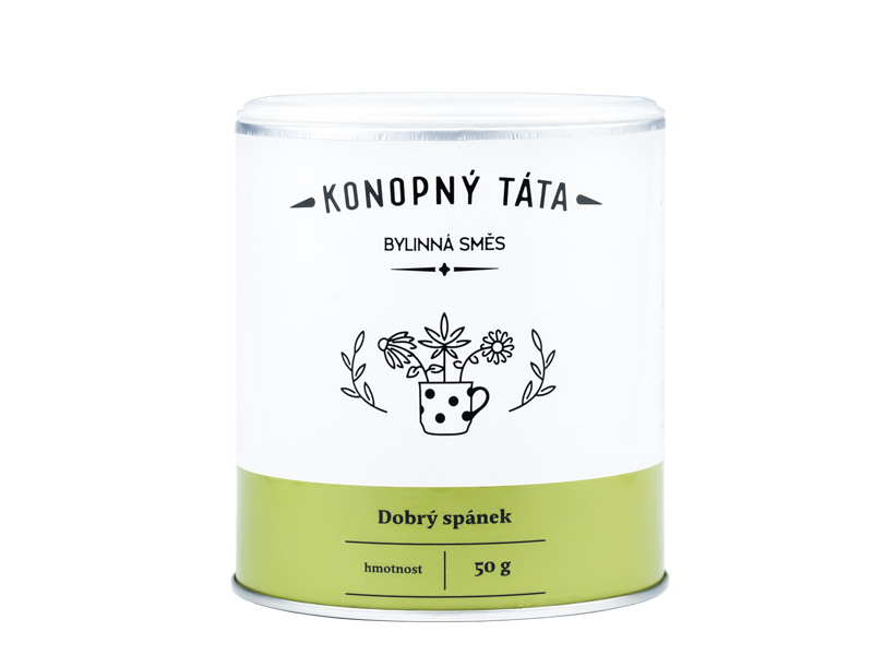 Konopný čaj Dobrý spánek