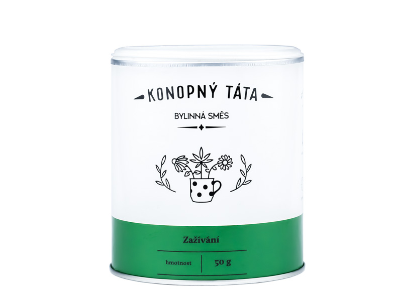 Konopný čaj Zažívání