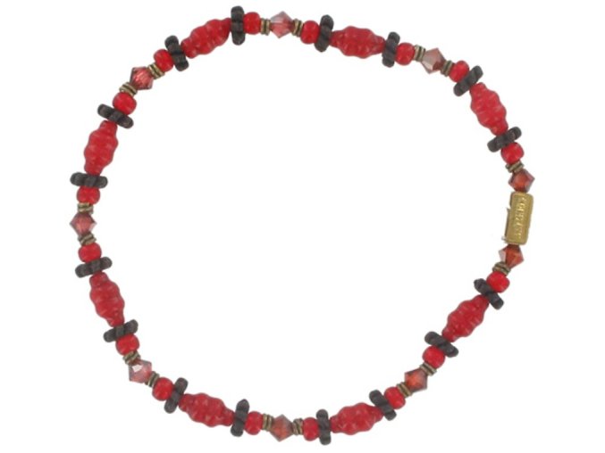 Petit Glamour d´Afrique - červená Náramky > Elastické - 5450543091358