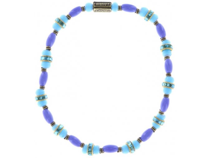 Glamour d'Afrique - modrá Náramky > Elastické - 5450543221700