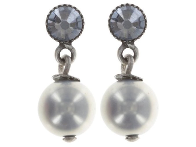 Chameleon - modrá/hnědá Náušnice > Puzety - 5450543276731