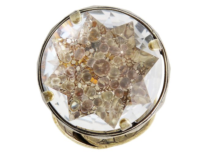 Medieval Pop - barva bílá/hnědá - Prsteny - 5450543634982