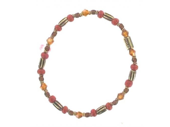 Petit Glamour d´Afrique - hnědá Náramky > Elastické - 5450527886130