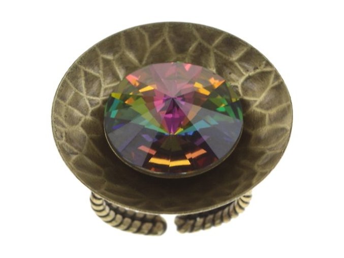 Rivoli Concave - zelená Prsteny - 5450543325309