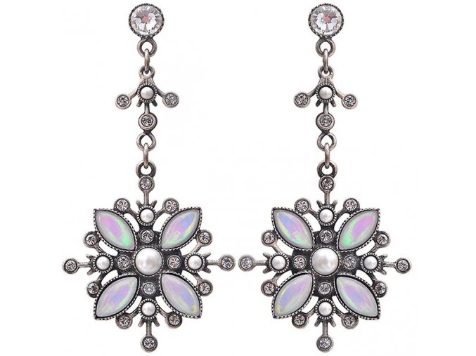 Filigree - bílá Náušnice > Puzety - 5450543075266
