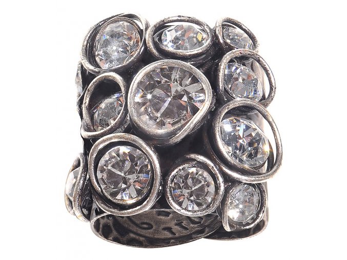 Sparkle Twist - bílá Prsteny - 5450543077833