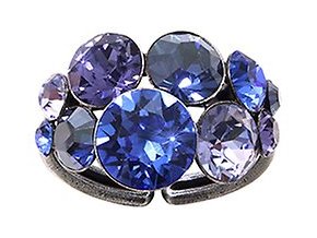 Petit Glamour - modrá/fialová Prsteny - 5450543241722