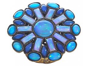 Ethnic Mosaic - modrá/zelená Prsteny - 5450543105048