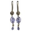 Dangling Tutui - fialová Náušnice > Francouzské zapínaní - 5450543243917