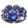 Petit Glamour - modrá/fialová Prsteny - 5450543241722