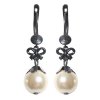 Pearl 'n' Ribbons - bílá Náušnice > Francouzské zapínaní - 5450527834414