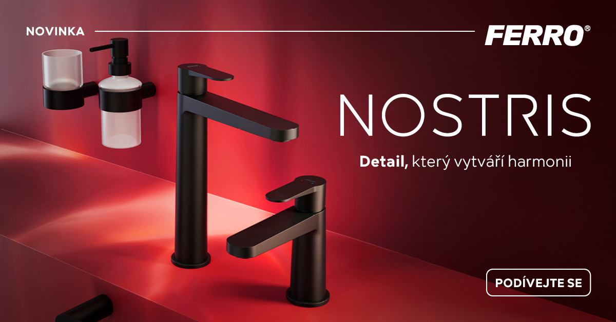 Ferro Nostris – moderní koupelnové baterie s nadčasovým designem