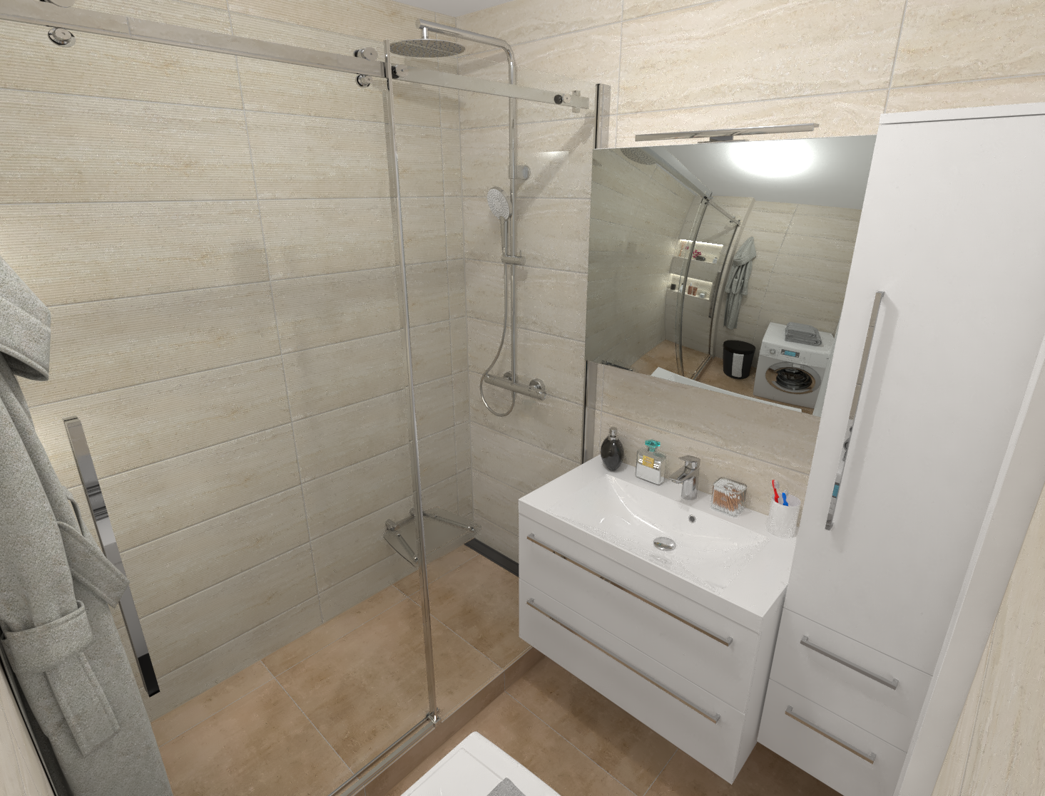 Vizualizace koupelny