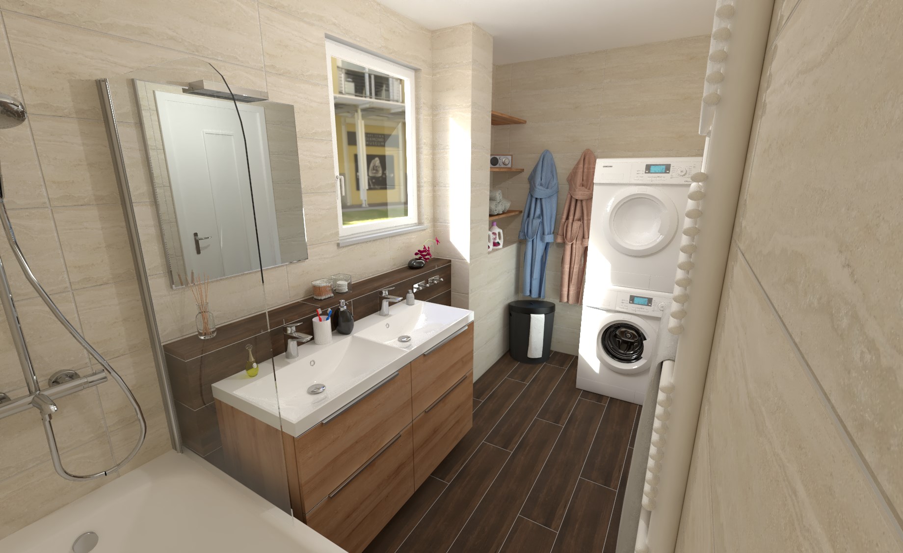 Vizualizace koupelny