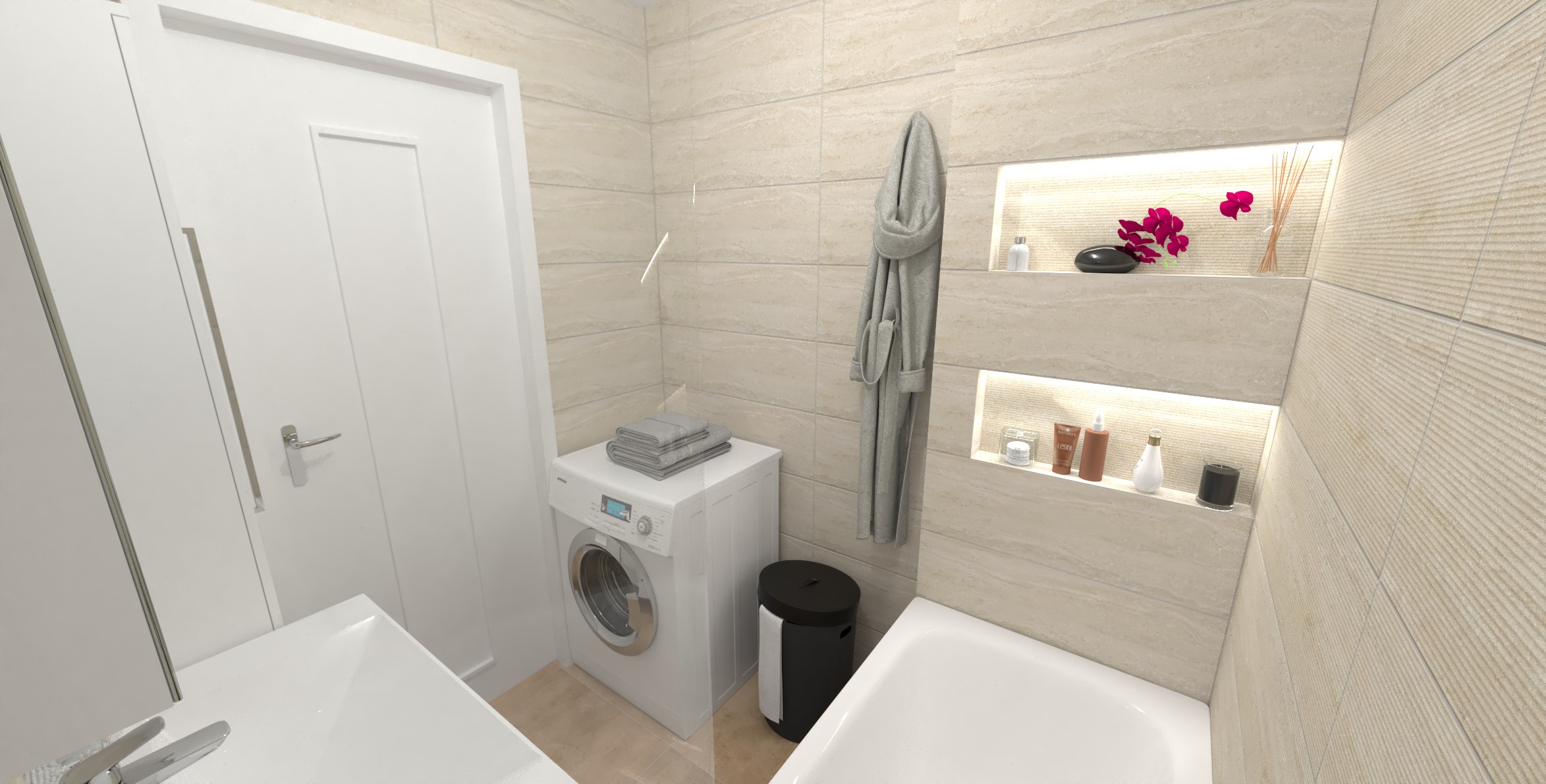 Vizualizace koupelny